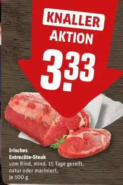 REWE Irisches Entrecôte Steak Angebot