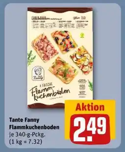 REWE Tante Fanny Flammkuchenboden Angebot