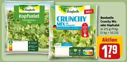 REWE Bonduelle Crunchy Mix oder Kopfsalat Angebot
