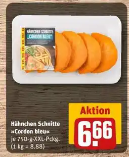 REWE Hähnchen-Schnitte Cordon Bleu Angebot