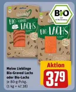 REWE Meine Lieblinge Bio-Graved Lachs oder Bio-Lachs Angebot