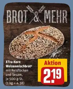 REWE XTra-Korn Weizenmischbrot² Angebot