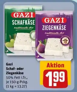 REWE GAZi Schaf- oder Ziegenkäse Angebot