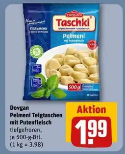 REWE Dovgan Pelmeni Teigtaschen mit Putenfleisch Angebot