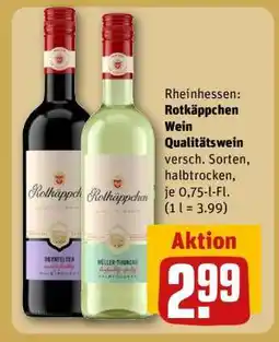 REWE Rotkäppchen Wein Qualitätswein Angebot