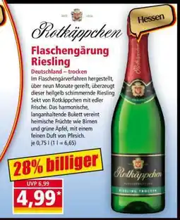 Norma Rotkäppchen Flaschengärung Riesling Angebot