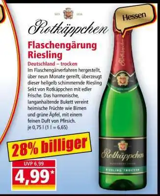 Norma Rotkäppchen Flaschengärung Riesling Angebot