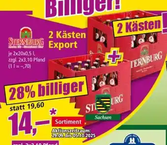 Norma 2 Kästen Export Angebot