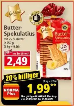 Norma Butter- Spekulatius Angebot