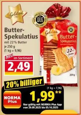 Norma Butter- Spekulatius Angebot