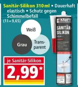 Norma Sanitär-Silikon 310 ml Angebot