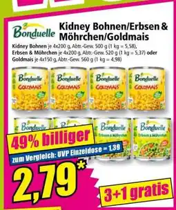 Norma Kidney Bohnen/Erbsen & Möhrchen/Goldmais Angebot