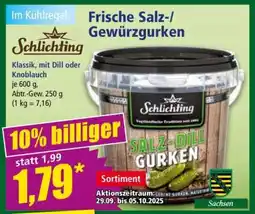 Norma Frische Salz-/Gewürzgurken Angebot