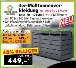 Norma 3er-Mülltonnenverkleidung Angebot