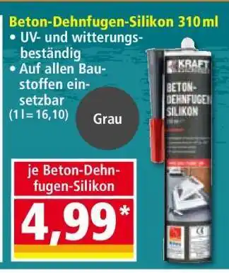Norma Beton-Dehnfugen-Silikon 310ml Angebot