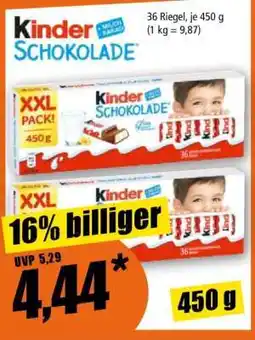 Norma kinder Schokolade Angebot