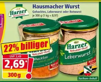 Norma Hausmacher Wurst Angebot