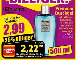 Norma Elcurina Premium Duschgel Angebot