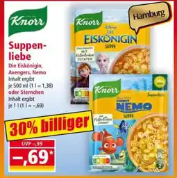 Norma Suppenliebe Die Eiskönigin, Avengers, Nemo Angebot