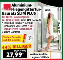 Norma Aluminium-Fliegengittertür-Bausatz SLIM PLUS Angebot