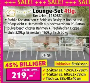 Norma Lounge-Set 4tlg Angebot