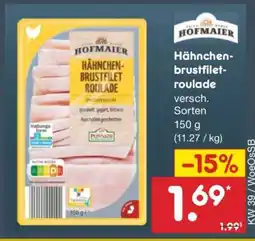 Netto Marken-Discount Hähnchenbrustfiletroulade Angebot