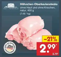 Netto Marken-Discount Hähnchen Oberkeulensteaks Angebot