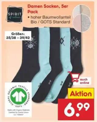 Netto Marken-Discount Damen Socken, 5er Pack Angebot