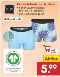 Netto Marken-Discount Herren Retroshorts, 2er Pack Angebot