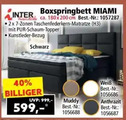 Norma Boxspringbett MIAMI Angebot