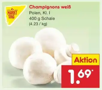 Netto Marken-Discount Champignons weiß Angebot