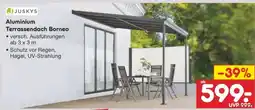 Netto Marken-Discount Aluminium Terrassendach Borneo Angebot