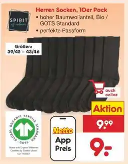 Netto Marken-Discount Herren Socken, 10er Pack Angebot