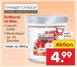 Netto Marken-Discount Duftkerze im Glas Angebot