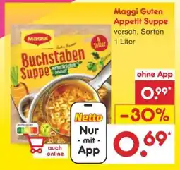 Netto Marken-Discount Maggi Guten Appetit Suppe Angebot