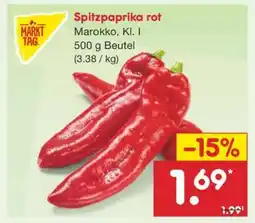 Netto Marken-Discount Spitzpaprika rot Angebot