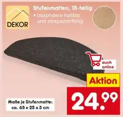Netto Marken-Discount Stufenmatten, 15-teilig Angebot