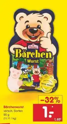 Netto Marken-Discount Bärchenwurst Angebot