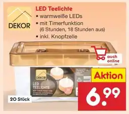 Netto Marken-Discount LED Teelichte Angebot