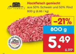Netto Marken-Discount Hackfleisch gemischt Angebot