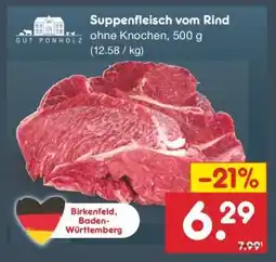 Netto Marken-Discount Suppenfleisch vom Rind Angebot