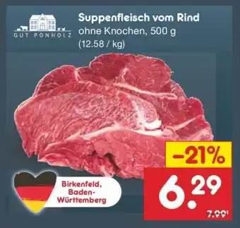 Netto Marken-Discount Suppenfleisch vom Rind Angebot