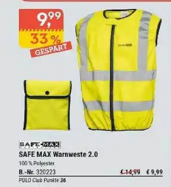 Polo Safe Max Warnweste 2.0 Angebot