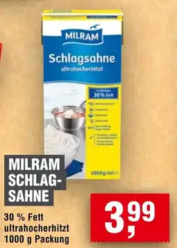 Handelshof MILRAM SCHLAGSAHNE Angebot