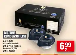 Handelshof MAÎTRE KONDENSMILCH Angebot