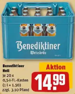 REWE Benediktiner Hell Angebot