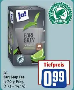REWE ja! Earl Grey Tee Angebot