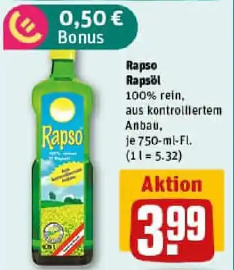 REWE Rapso Rapsöl Angebot