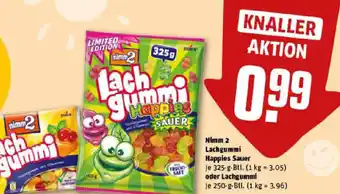 REWE Nimm 2 Lachgummi Happies Sauer oder Lachgummi Angebot