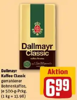 REWE Dallmayr Kaffee Classic Angebot